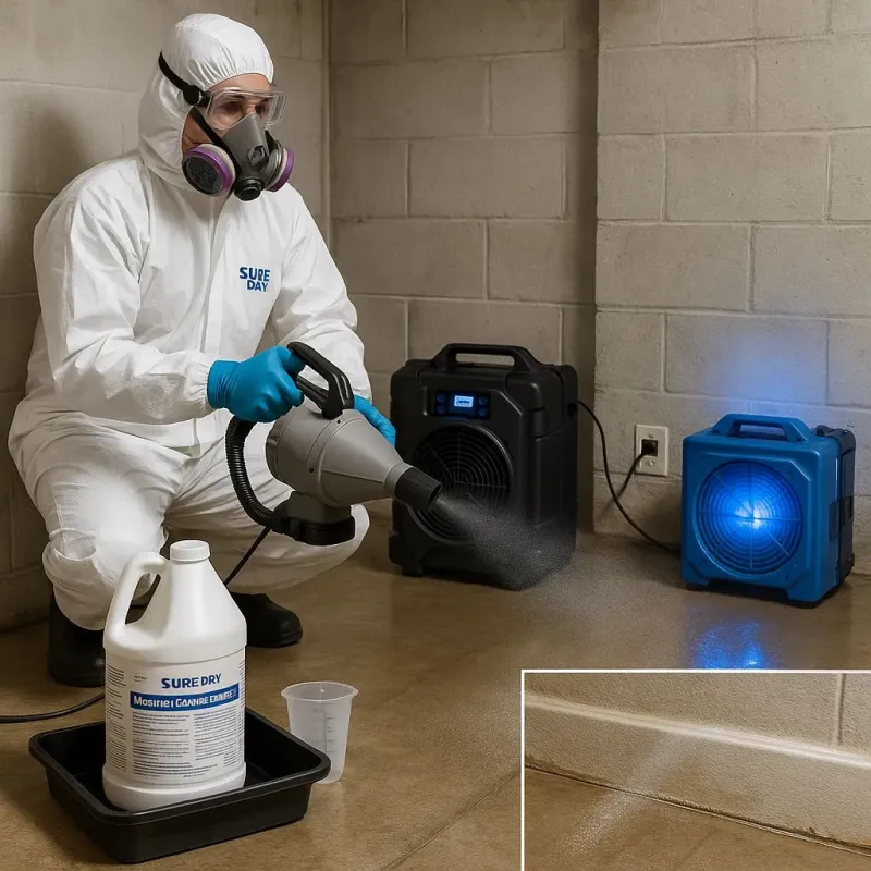 Sanitization and Odor Removal process in Homeland, CA