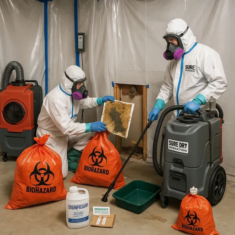 Contaminated Water Handling Protocols process in Homeland, CA